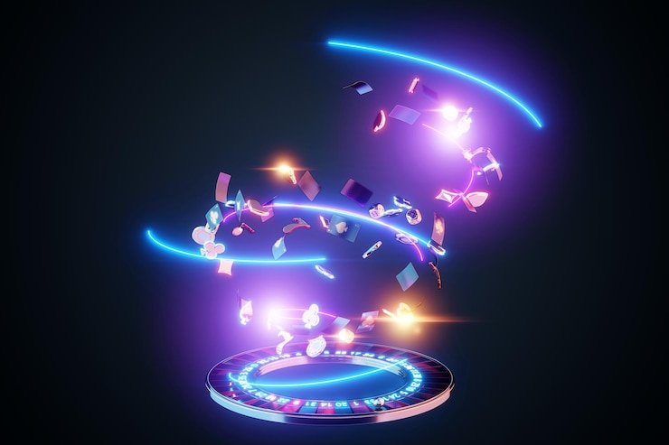 Spinning wheel animation showing live Mega Wheel round on manaplay slot